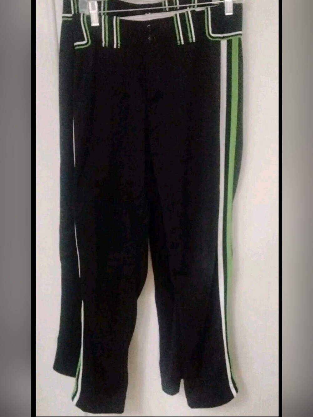 Boombah Baseball Softball Pants Men's Size 30 X 31 Black Green White  2 Pairs